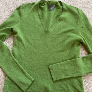 Sage Green Wool Sweater Ann Taylor